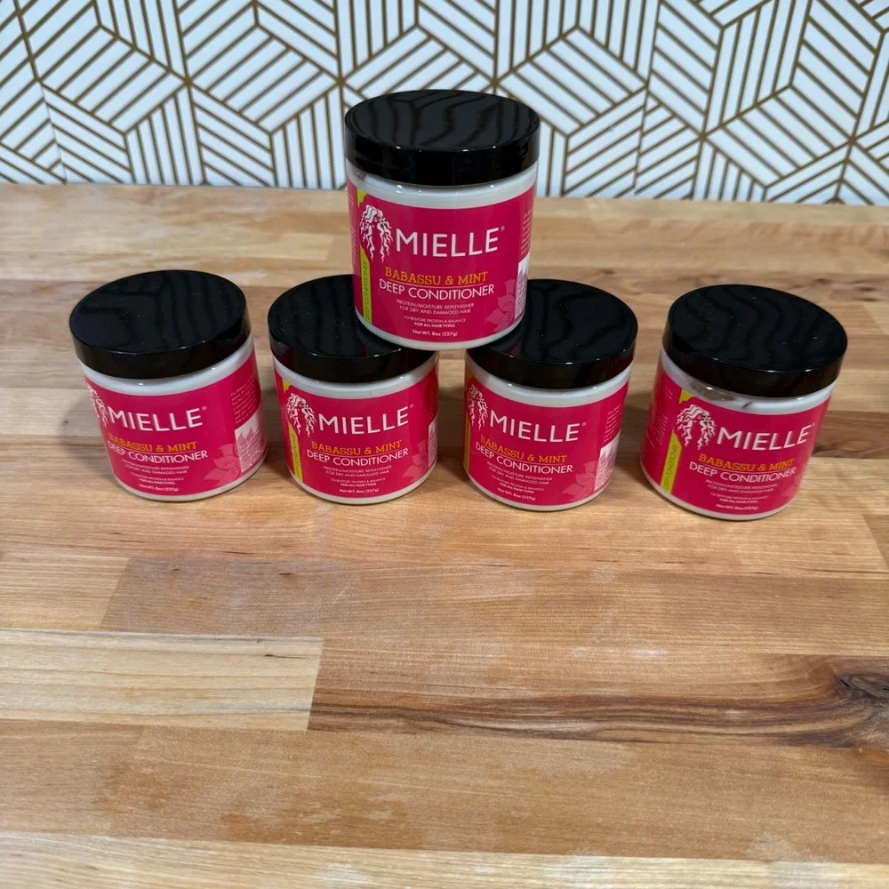 Mielle Babassu & Mint Deep Conditioner Organics - 8 fl oz bulk 5 pieces bulk
